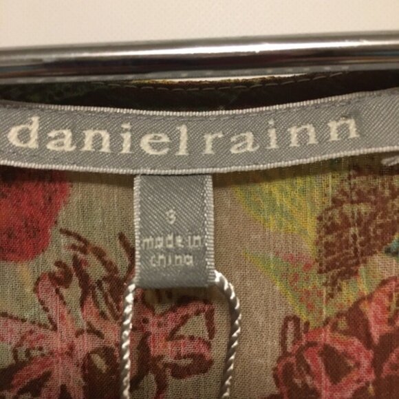 Daniel rainn Floral Ruffle Peplum Tank Top Size Small - Picture 6 of 8